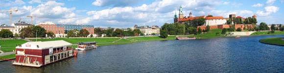 Wawel a řeka Wisła, Kraków